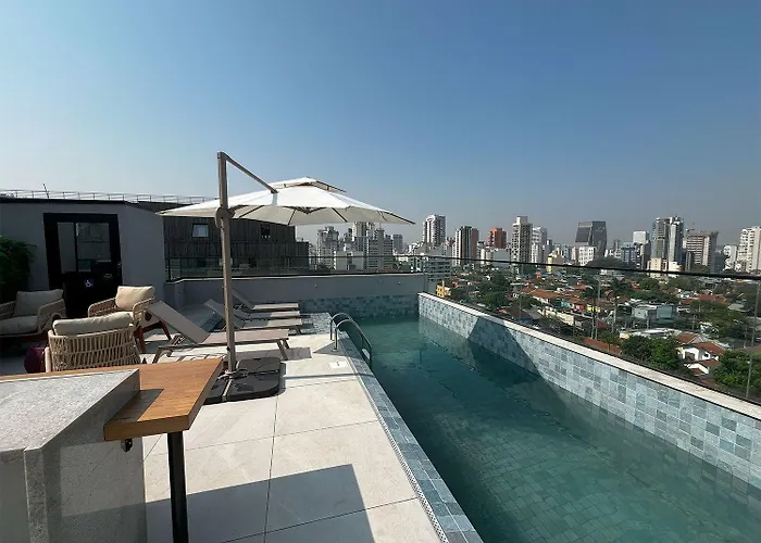 Vila Madalena - Rooftop C Piscina E Ar Condicionado